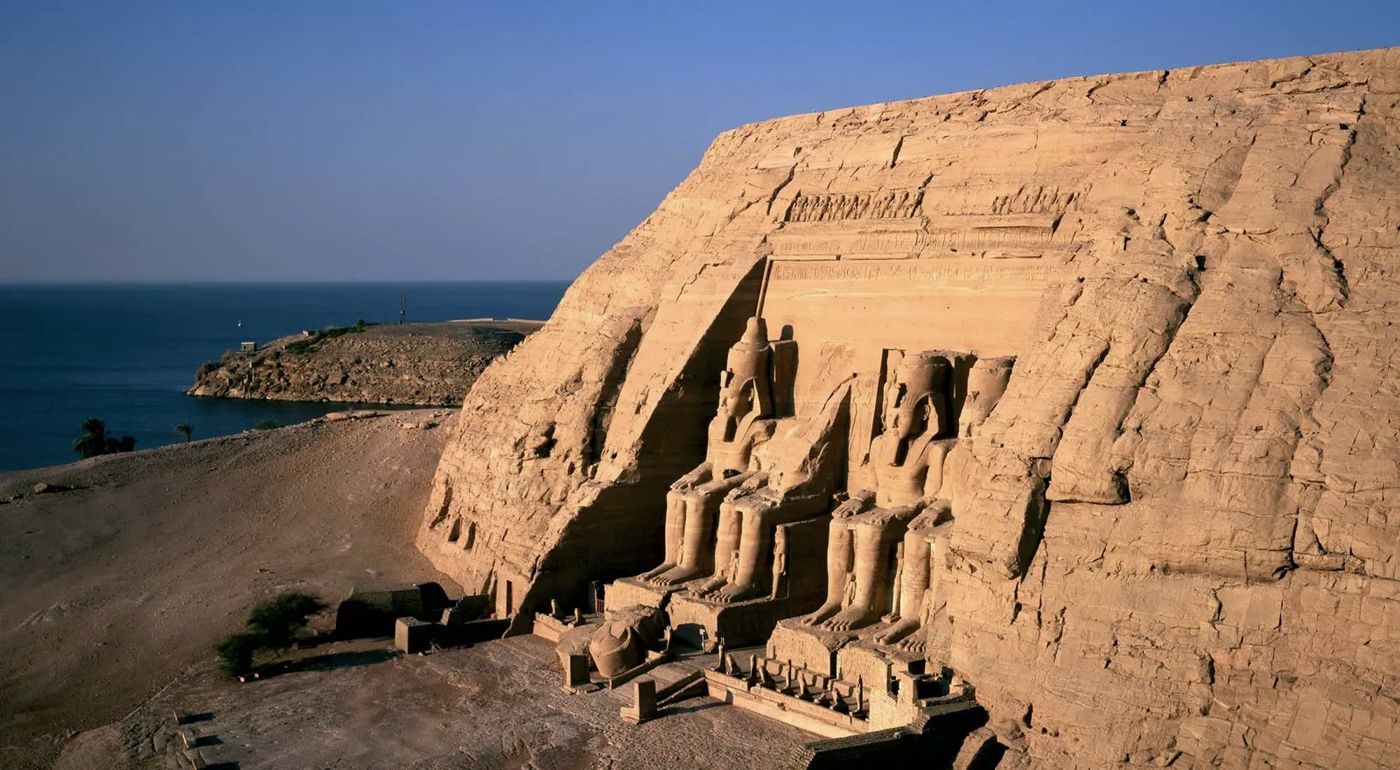 Abu Simbel above Lake Nasser
