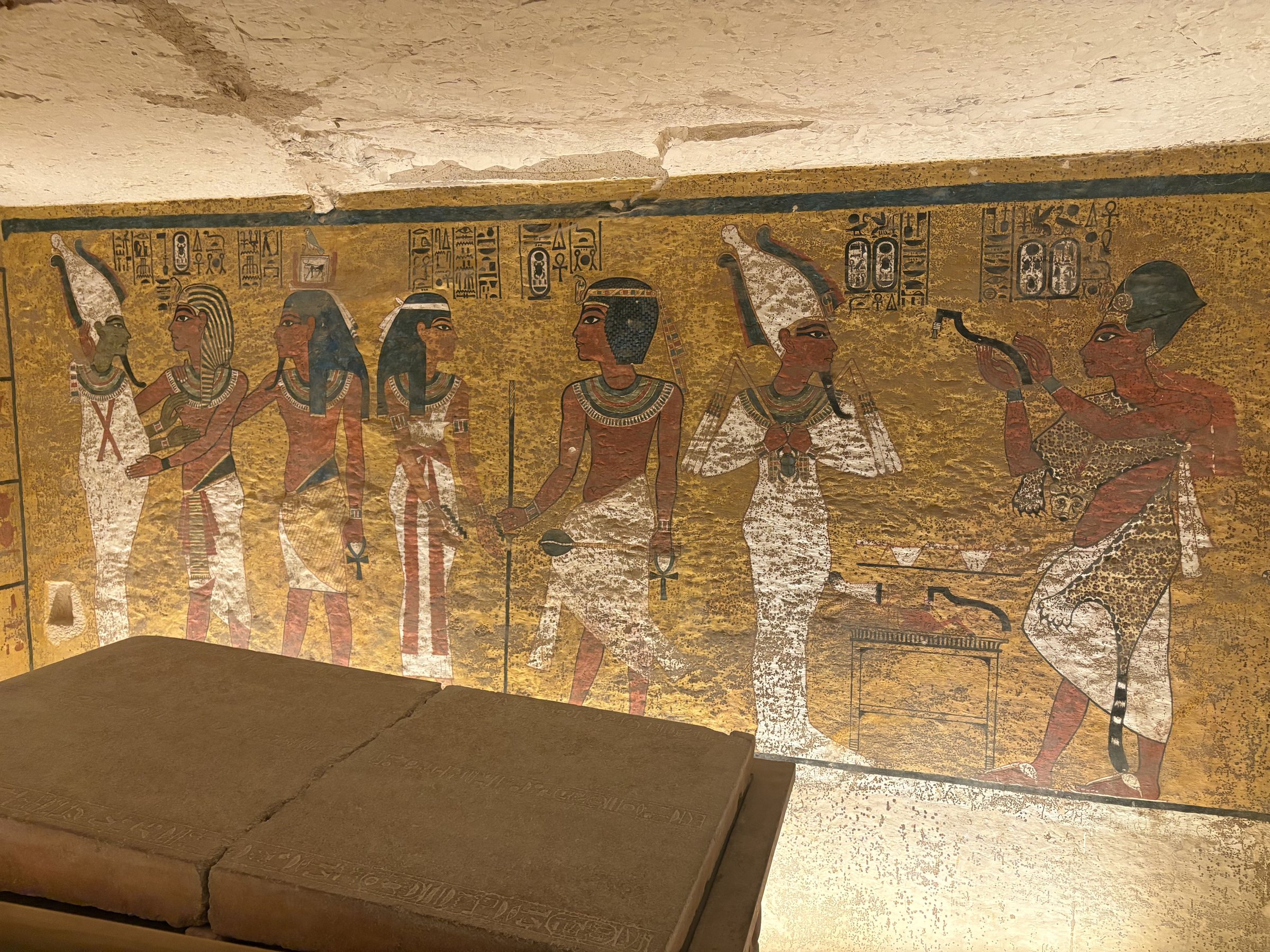 Inside the tomb of Tutankhamun