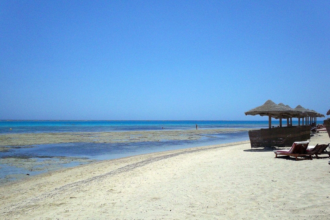 A lagoon beach near Marsa Alam