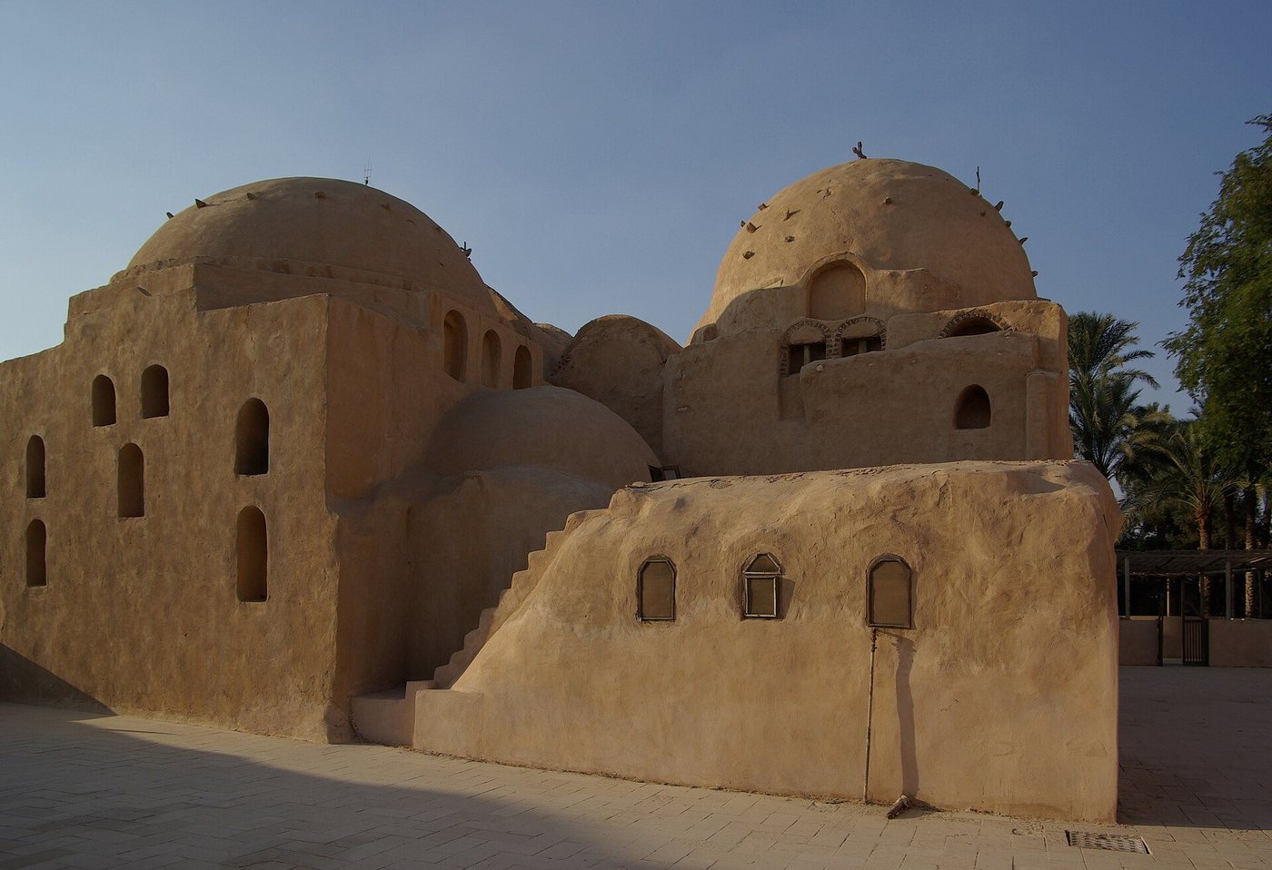 The domes of the Monastery of Saint Bishoy