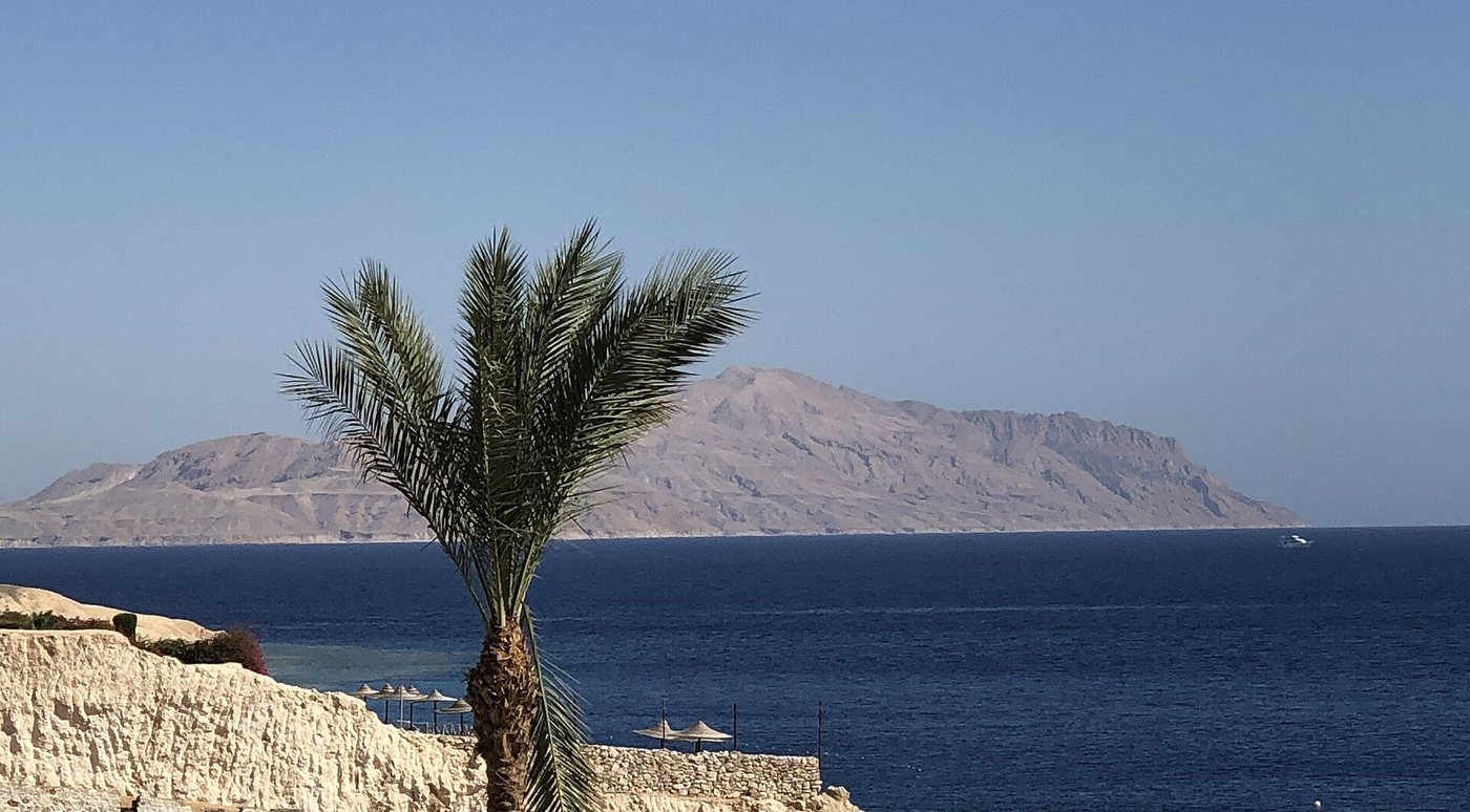 Tiran Island seen from Sharm El Sheikh