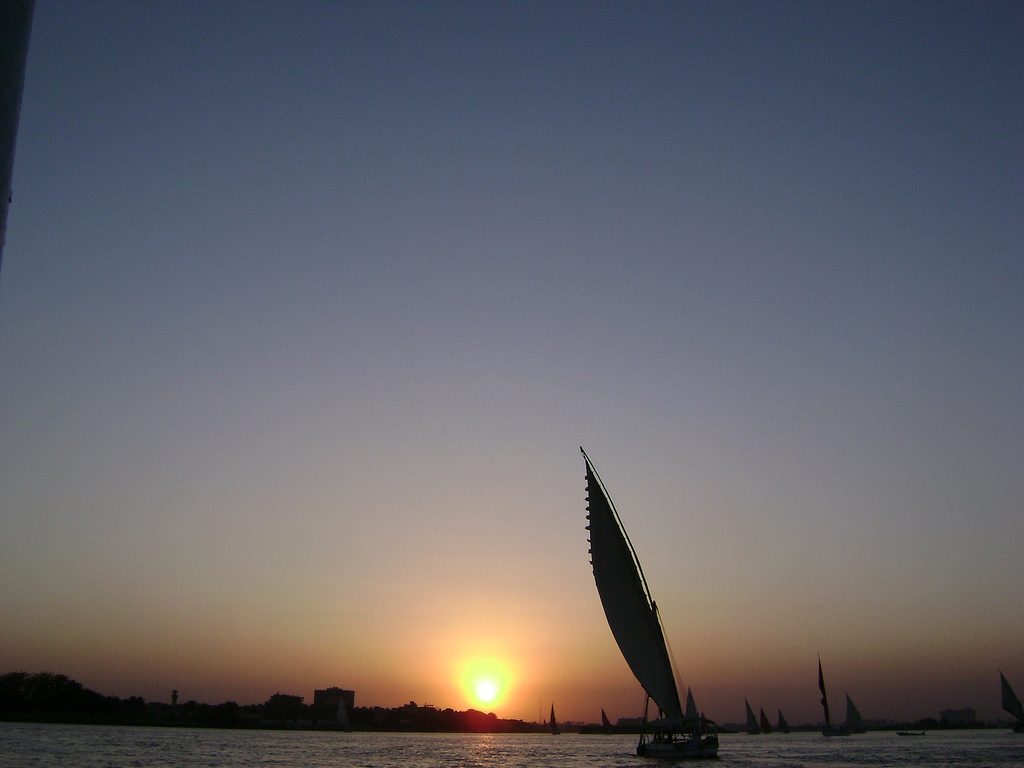 Felucca sail on the Nile