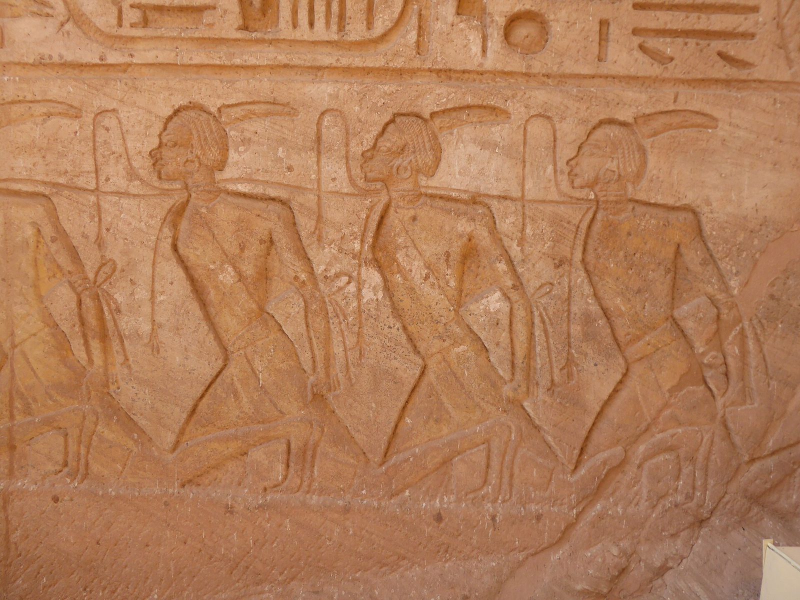 The wall reliefs