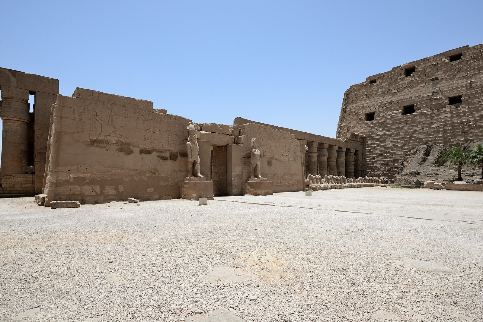 The great court of Karnak Temple