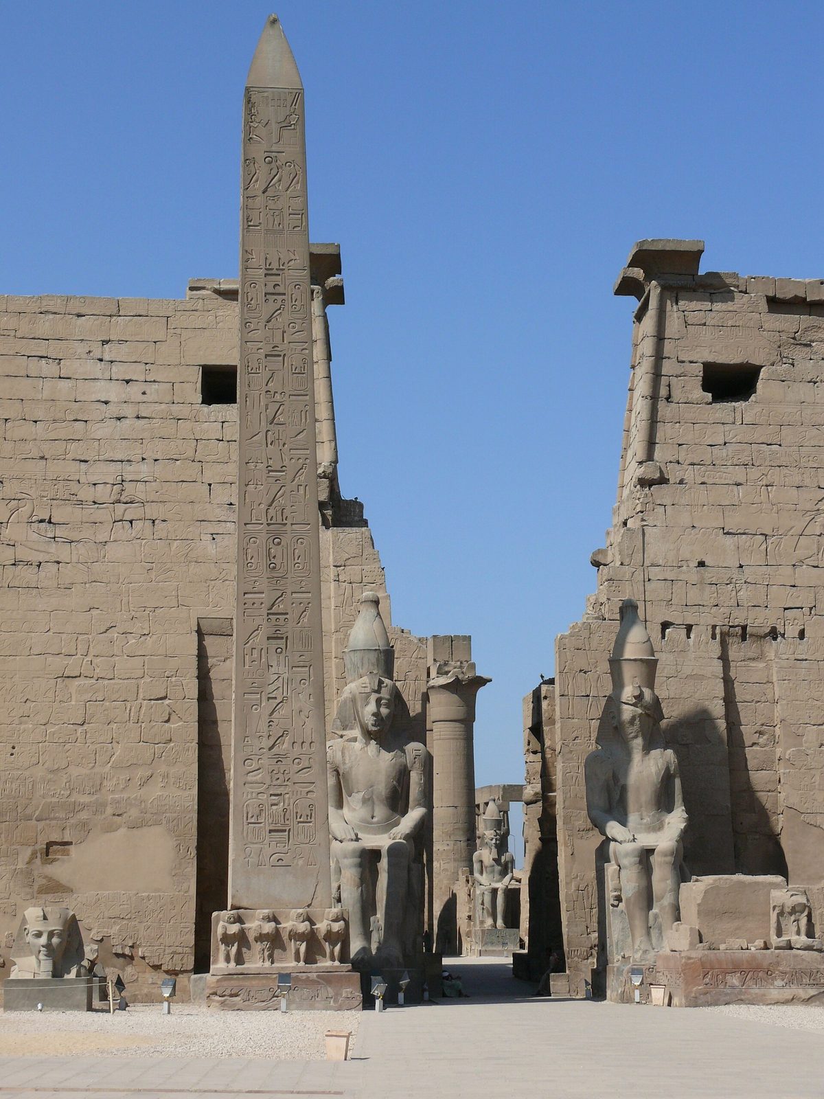 The pylon and obelisk