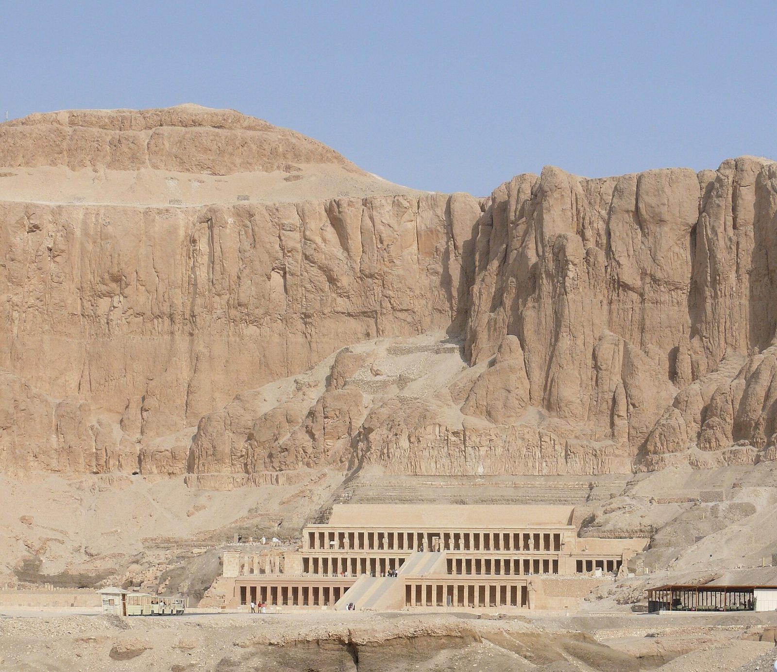 Hatshepsut Temple below the cliffs of Deir el-Bahari