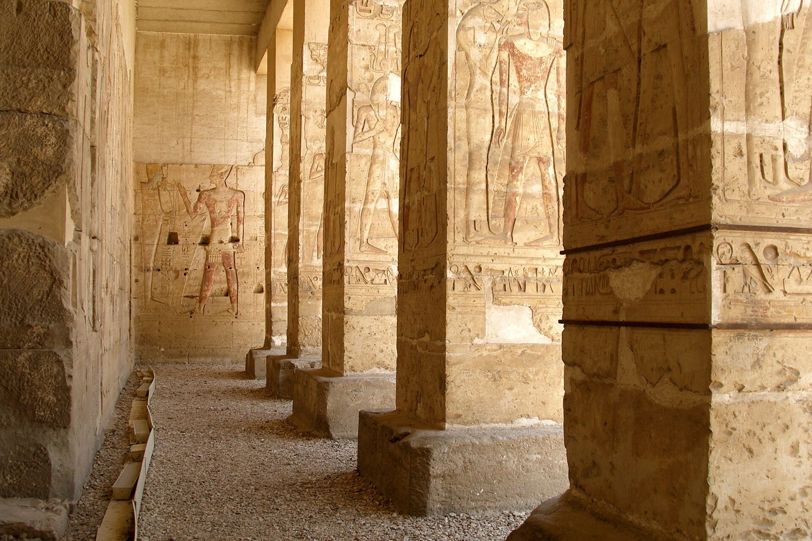 Abydos: reliefs and the Osireion