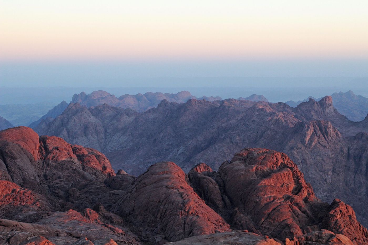 The summit of Mount Sinai