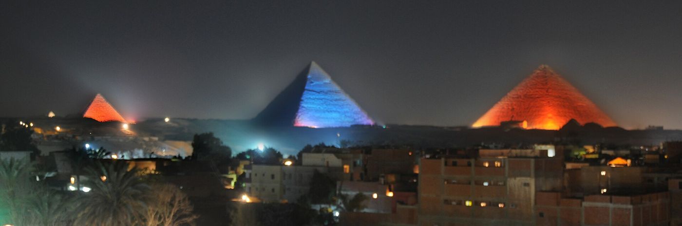 Sound and light show at the Giza pyramids